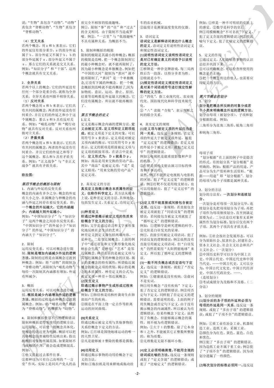 普通逻辑 知识点（全）.pdf_第2页