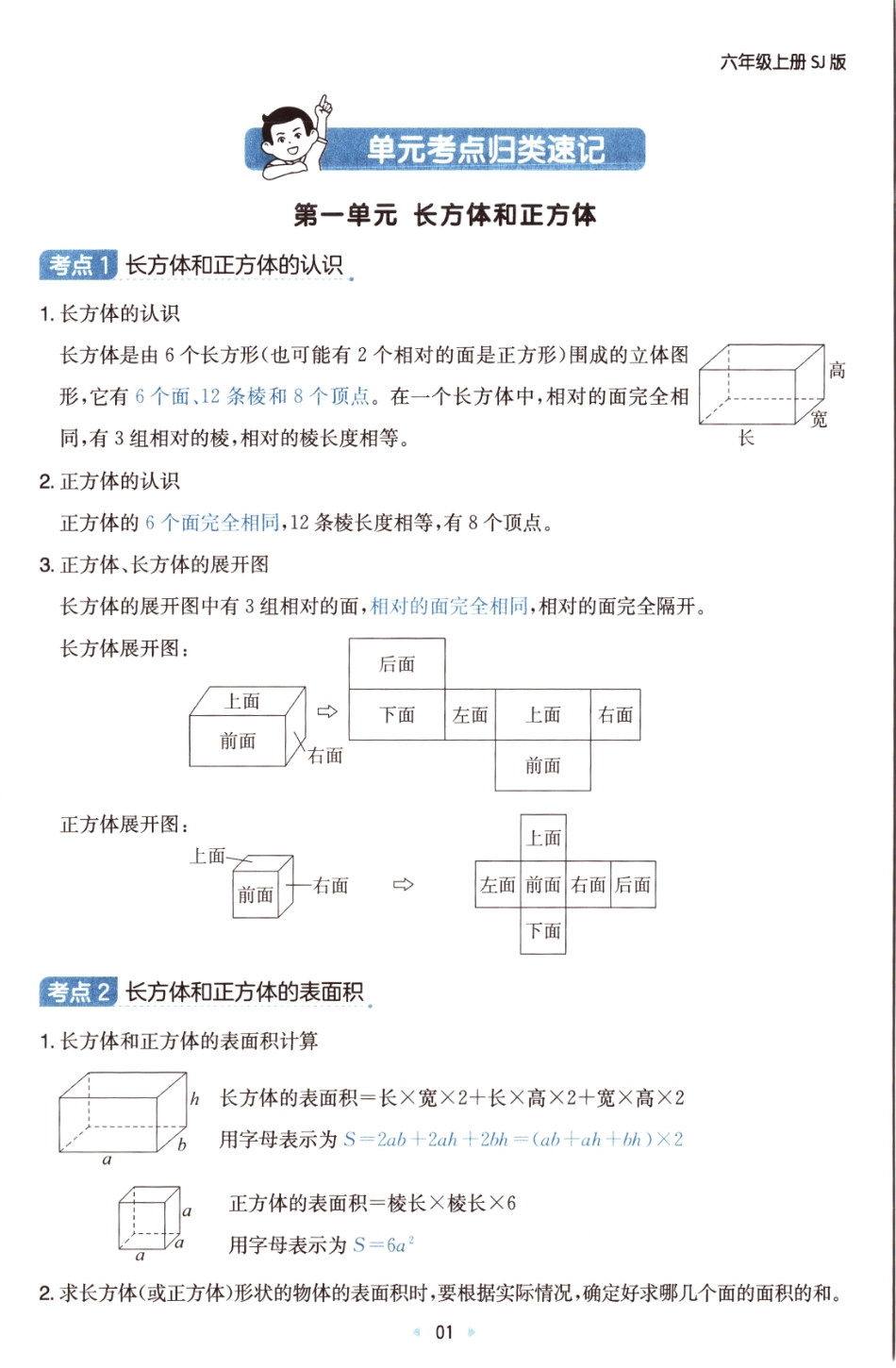 25秋《单元考点归类速记》苏教数学6上.pdf_第3页