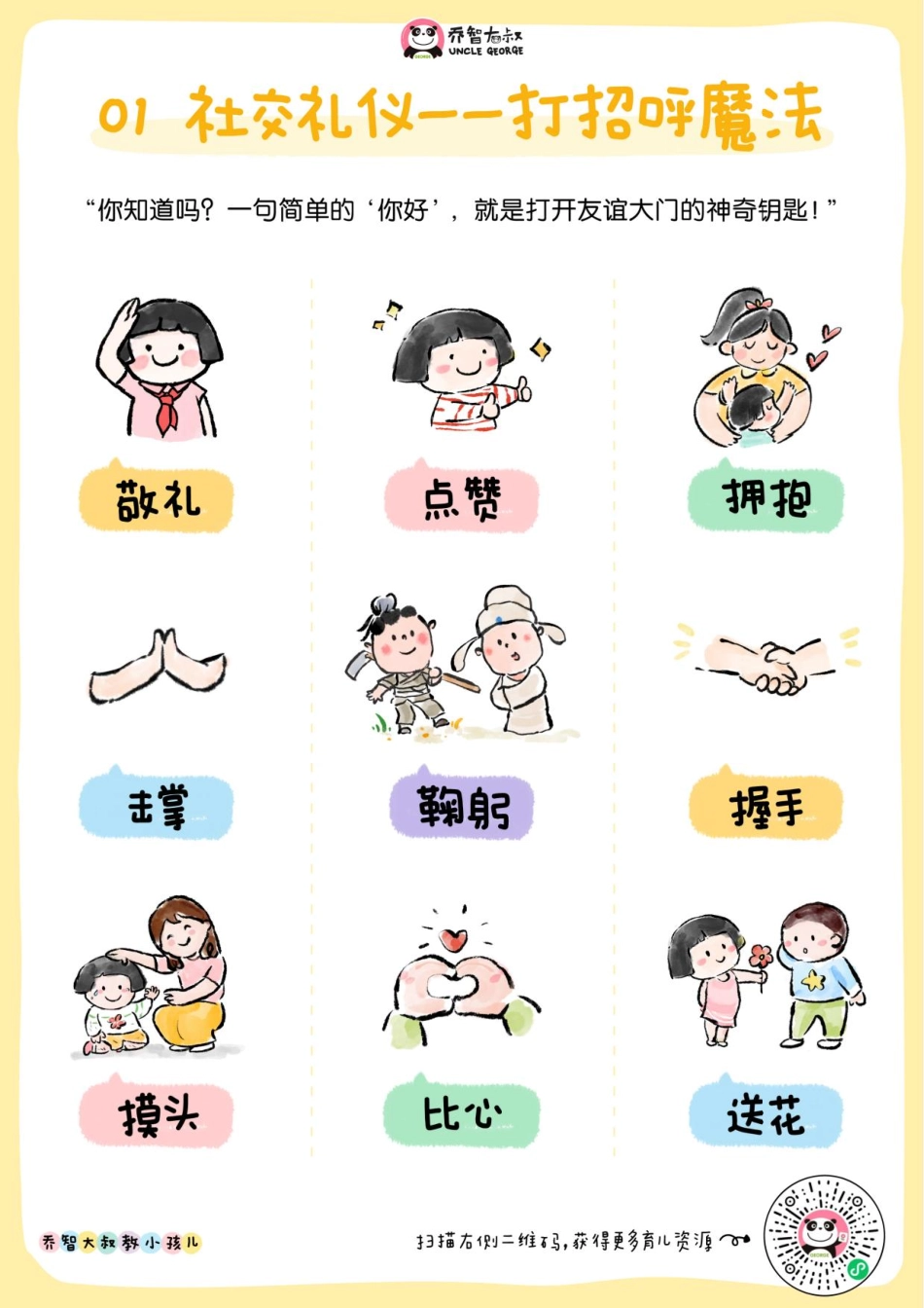 儿童社交宝典手册｜乔智大叔手绘.pdf_第2页