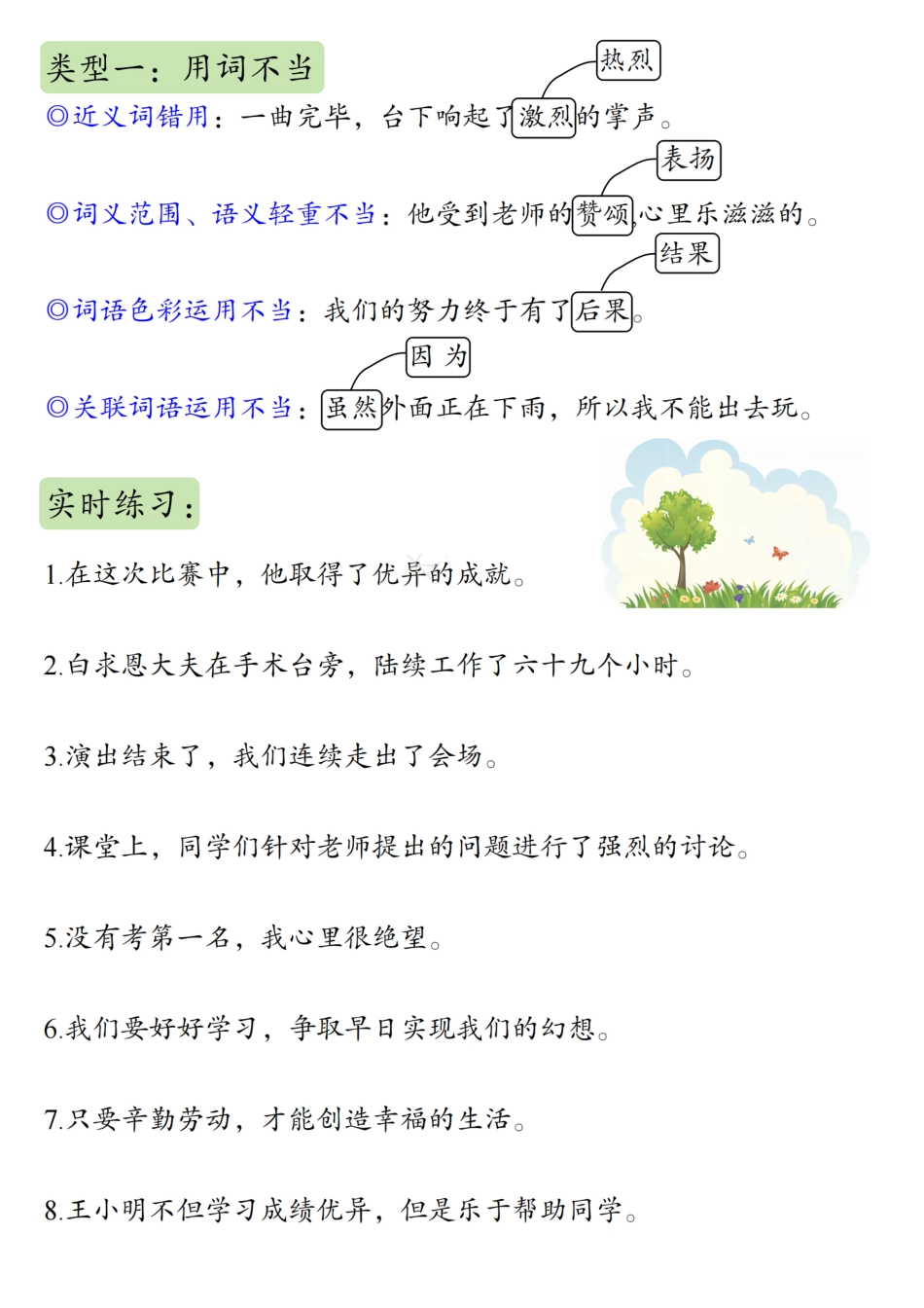 三年级（上）语文必考重点病句段修改符号方法及练习(2).pdf_第2页