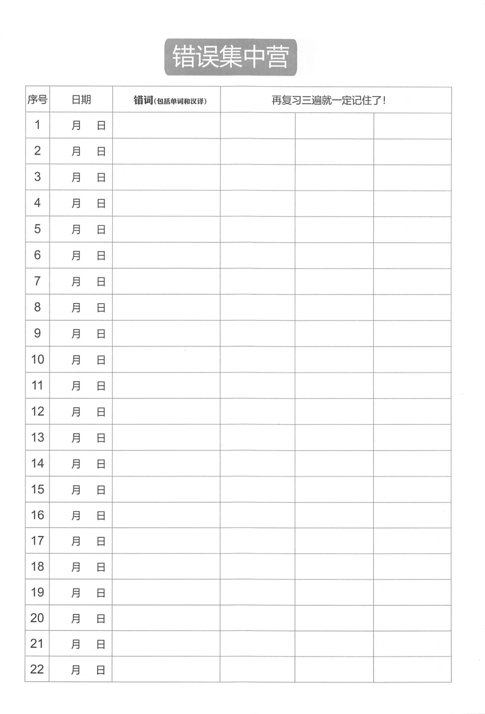 五上丨英语 单词句子默写练习（人教PEP版）.pdf_第1页