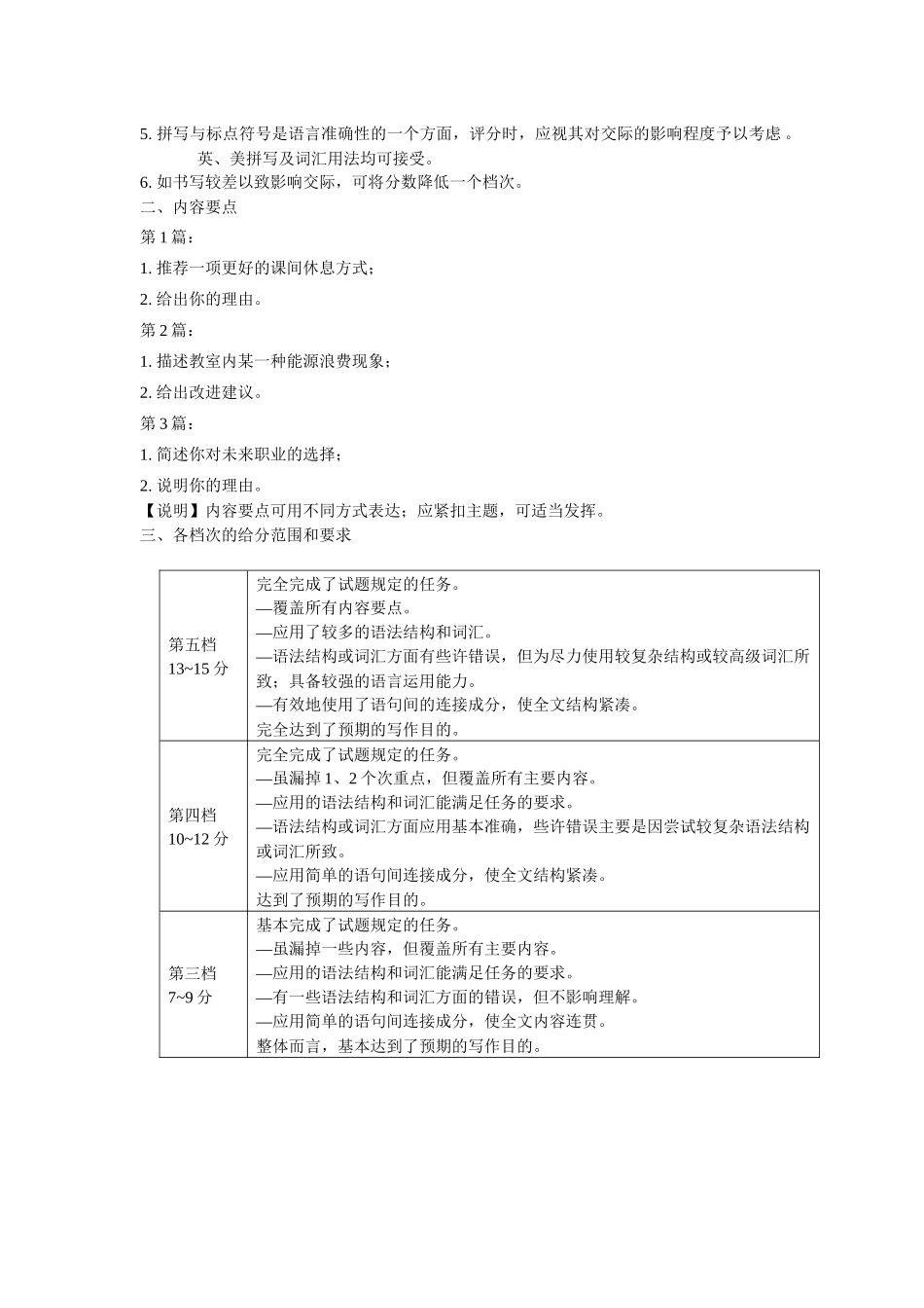 福州市2026届高中毕业班4月适应性练习英语答案.docx_第2页