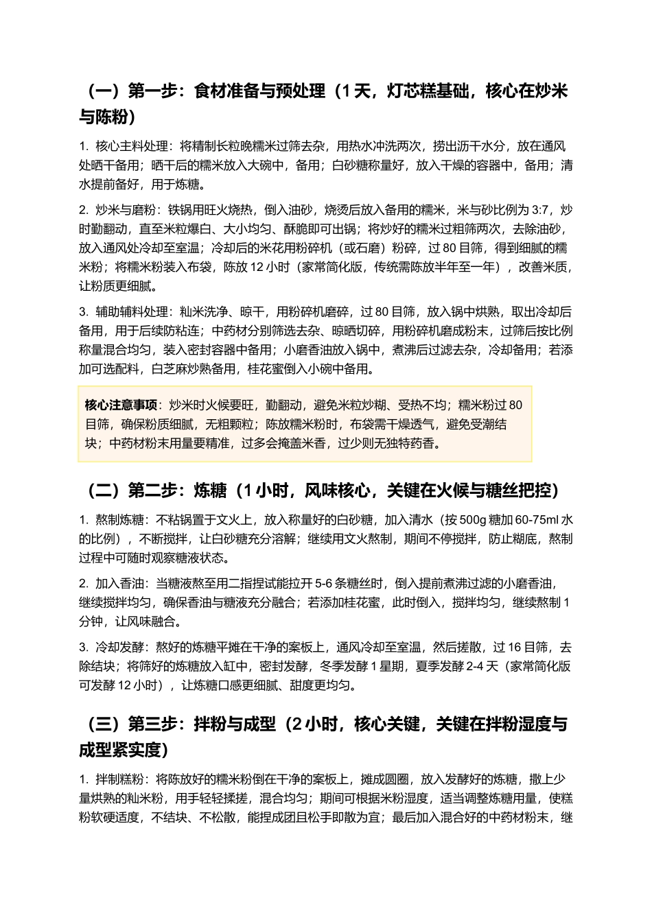 龙兴铺灯芯糕：软糯清甜、药香浓郁的江西传统名点制作指南.docx_第3页
