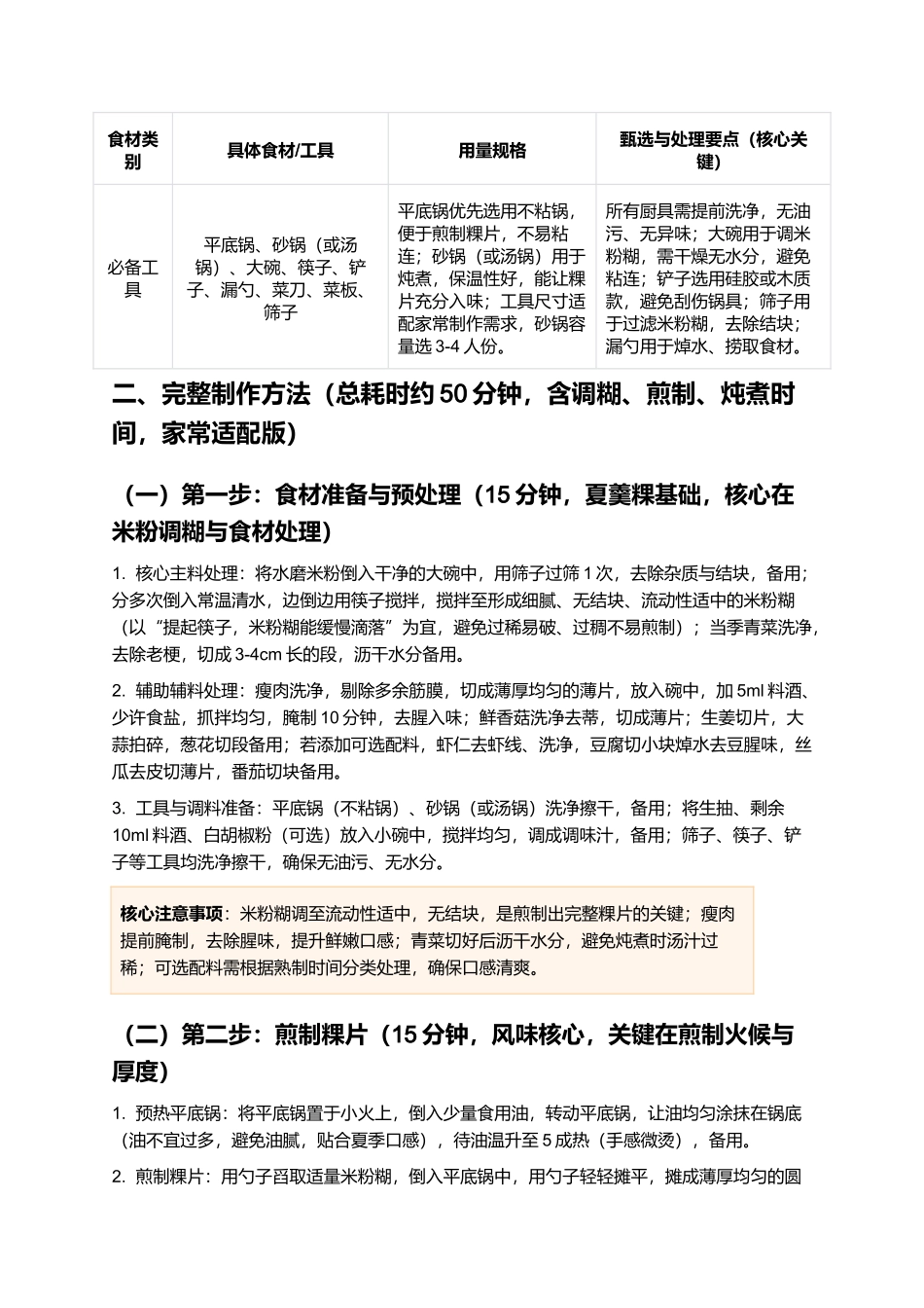 夏羹粿：清爽软糯、鲜醇入味的江西本土夏季特色小吃制作指南.docx_第3页