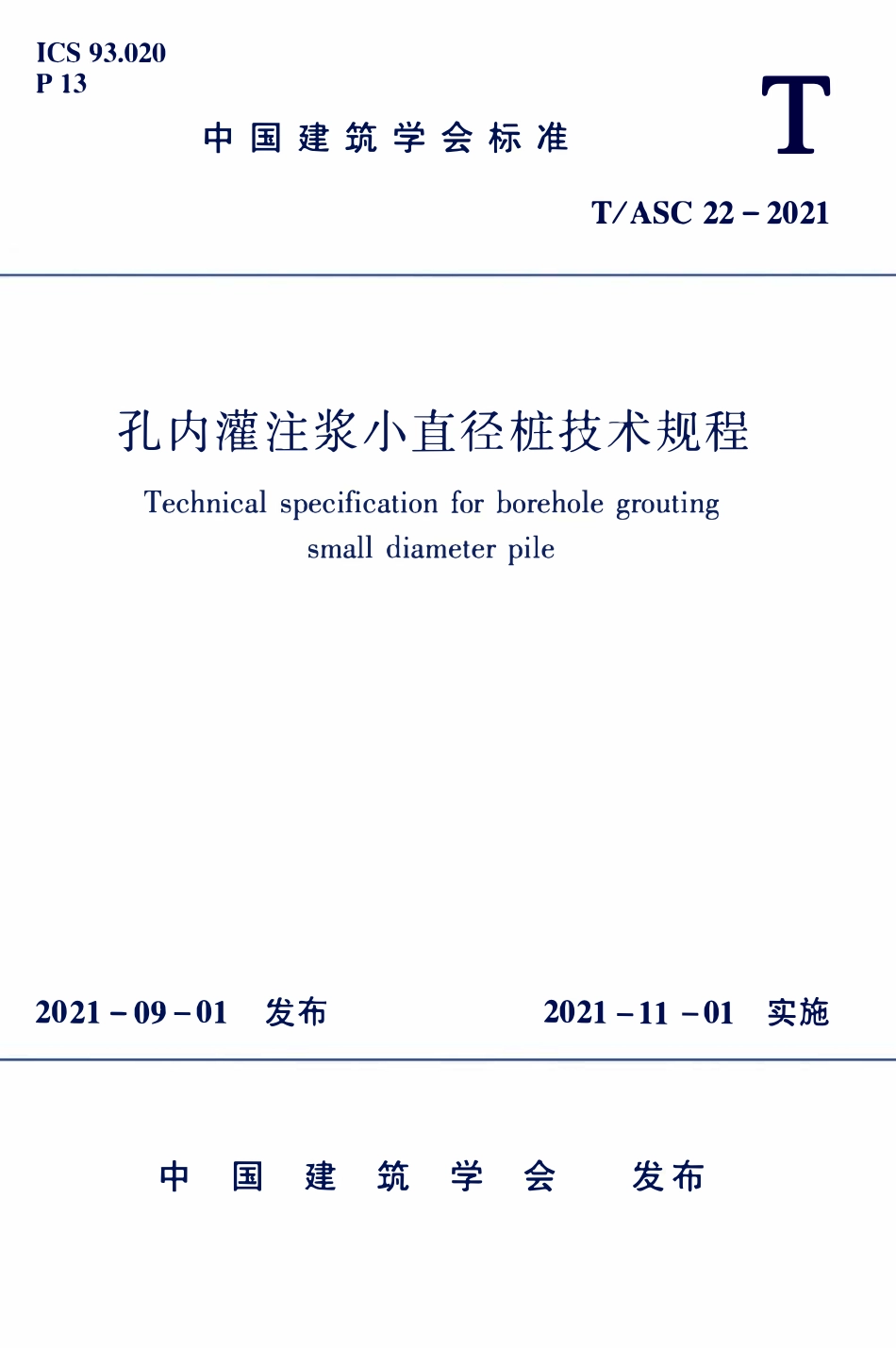 TASC-22-2021 孔内灌注浆小直径桩技术规程.pdf_第1页