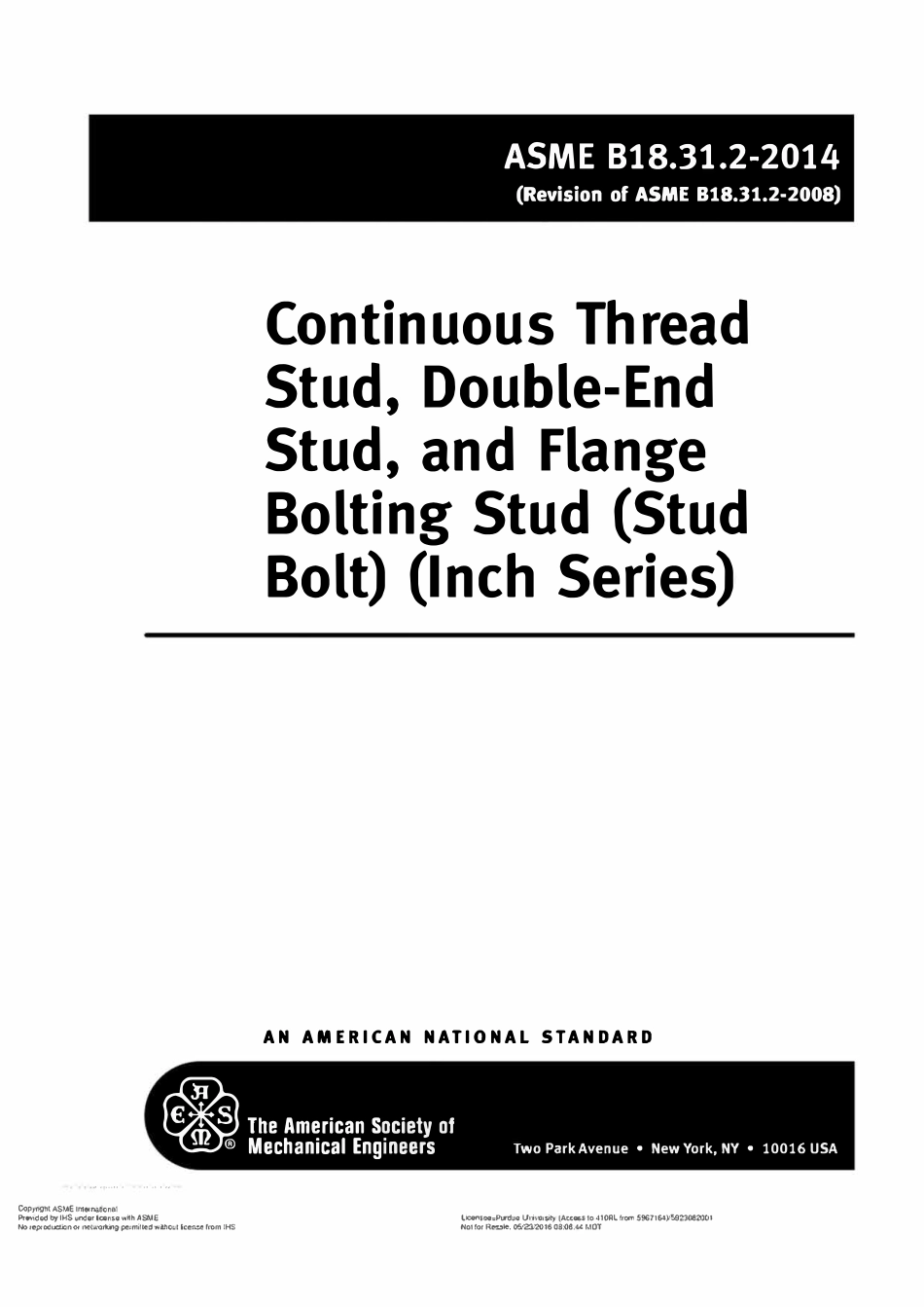ASME B18.31.2 -2014 连续螺纹螺柱、双头螺柱和法兰紧固螺柱(螺栓).pdf_第3页