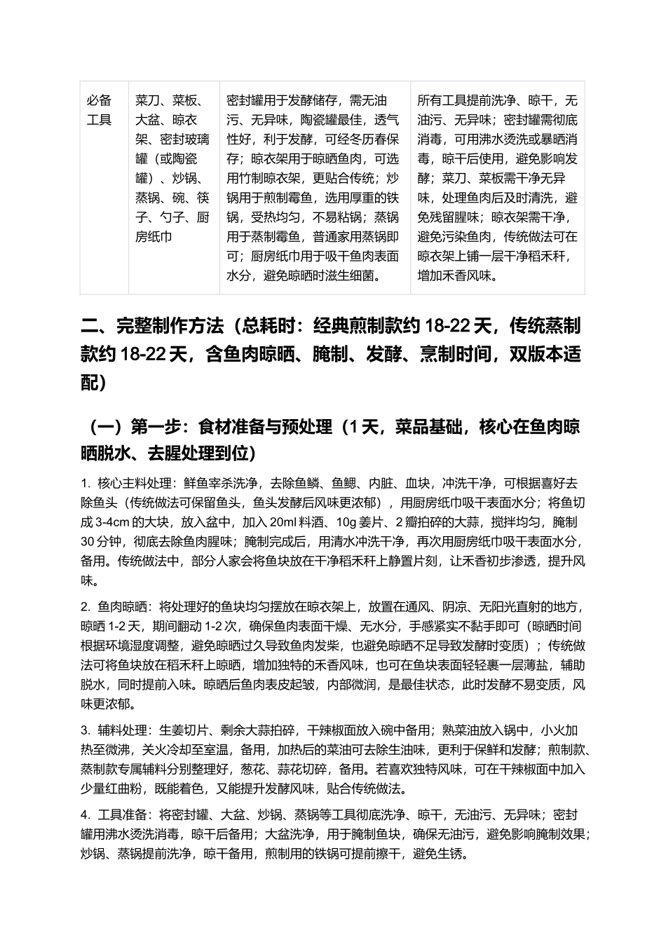 乐安霉鱼：醇香入味，咸鲜微辣，江西经典腊味制作指南.docx_第3页