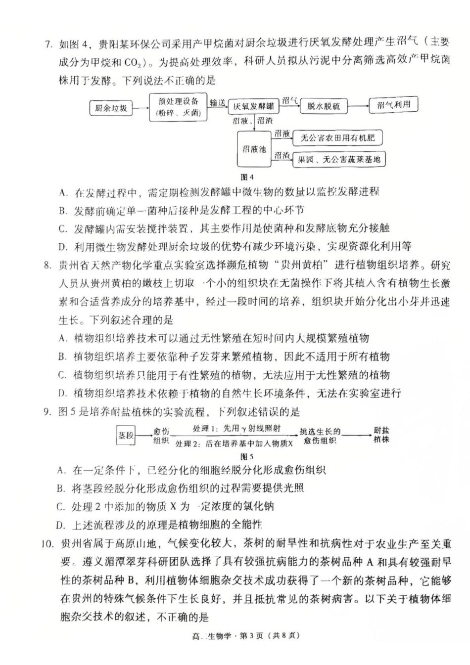 贵州贵阳市六中联盟校2024-2025学年高二下学期4月联考生物试卷（含解析）_副本.pdf_第3页
