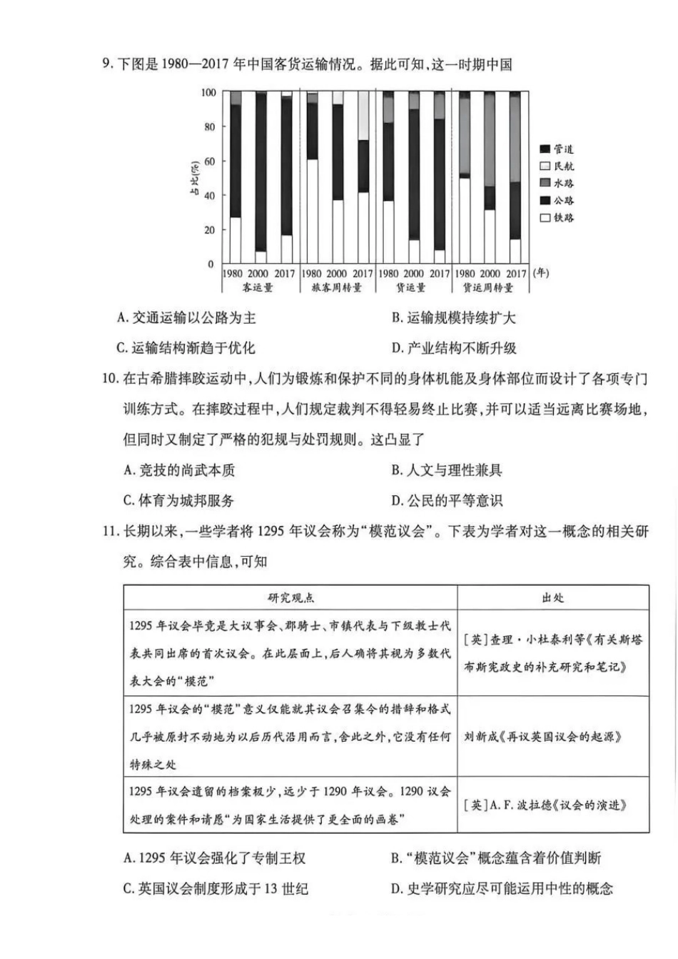 海南高三4月测评历史.pdf_第3页