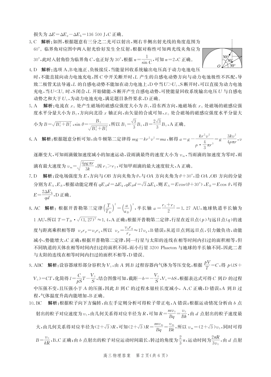 物理河北张家口市2026届高三年级第二次模拟考试(张家口高三二模)(4.21-4.22)(1).pdf_第2页