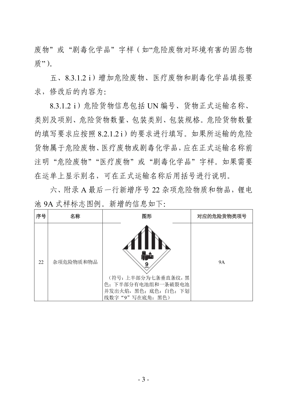 JTT 617.5-2018 危险货物道路运输规则 第5部分：托运要求 第1号修改单.pdf_第3页