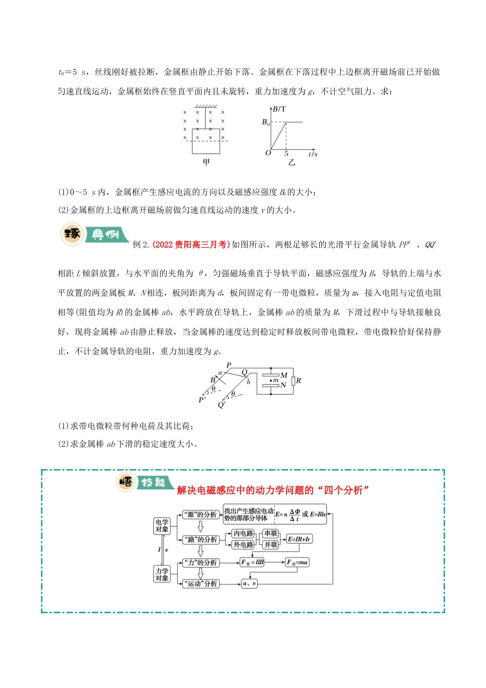 大题10 电磁感应综合问题（原卷版）.docx_第2页