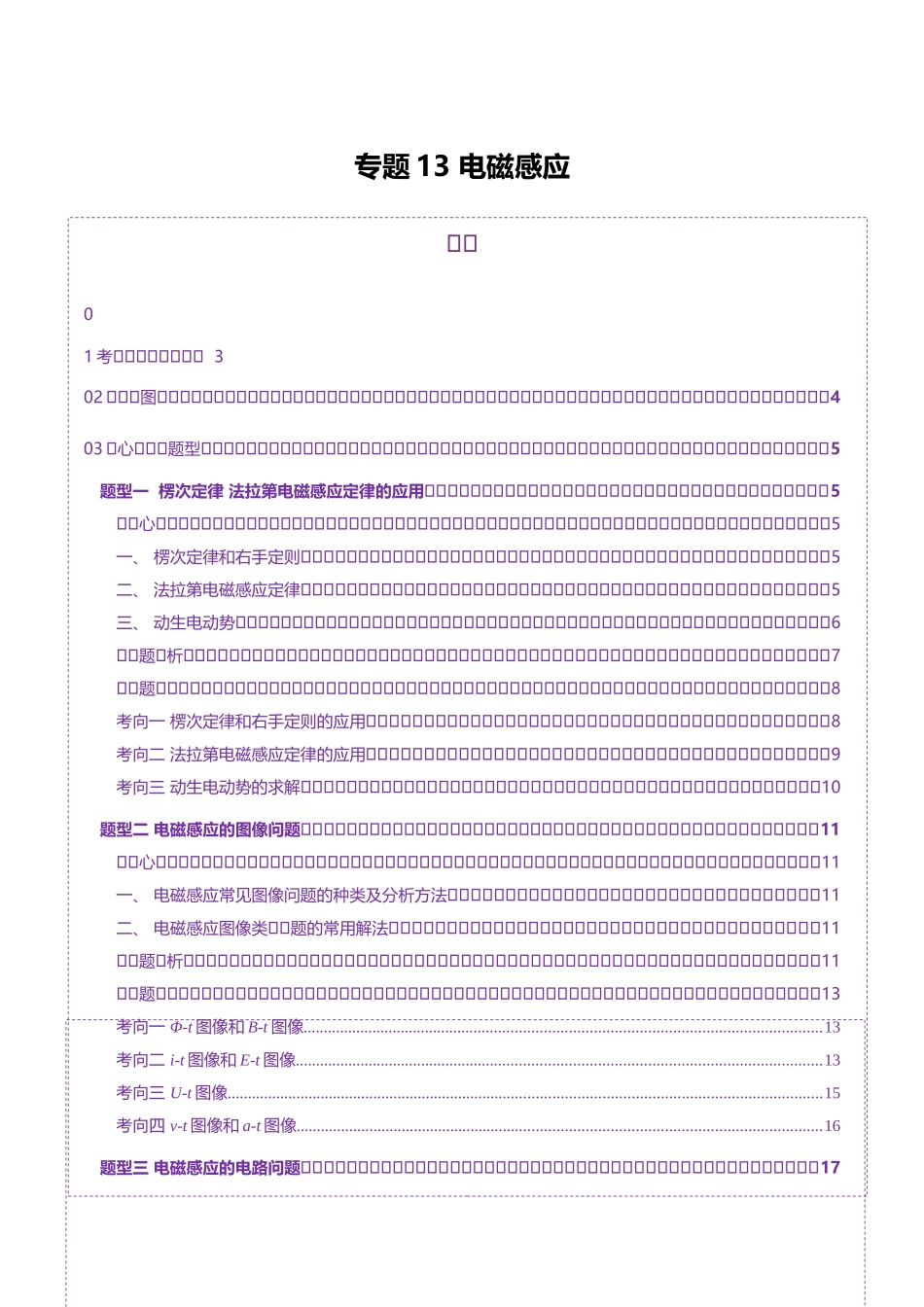 专题13 电磁感应(讲义)(学生版).docx_第1页