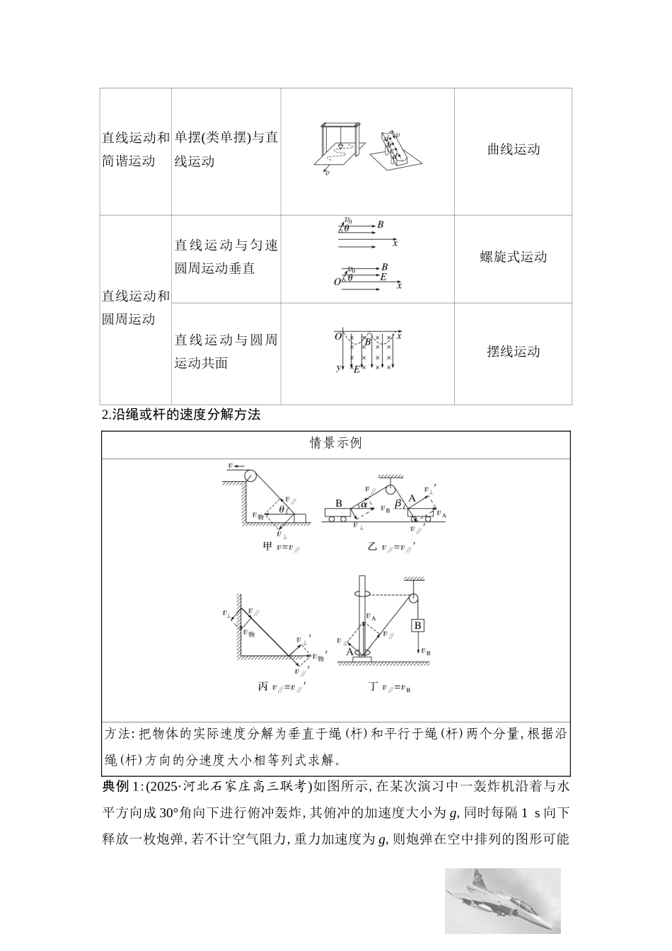 第3讲 抛体运动与圆周运动 讲义.docx_第2页
