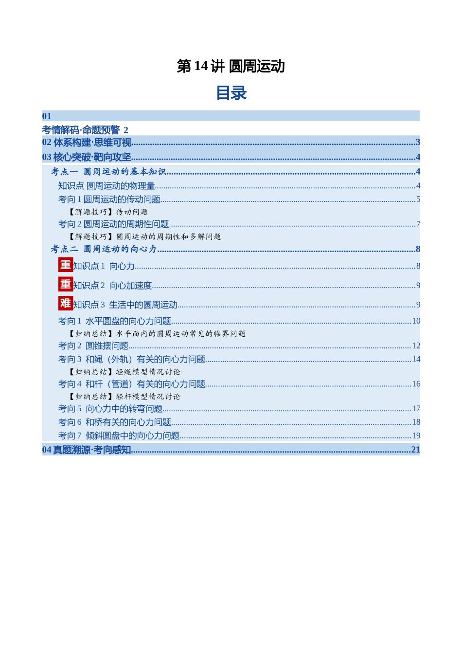 第14讲 圆周运动（复习讲义）（福建专用）（学生版）.docx_第1页