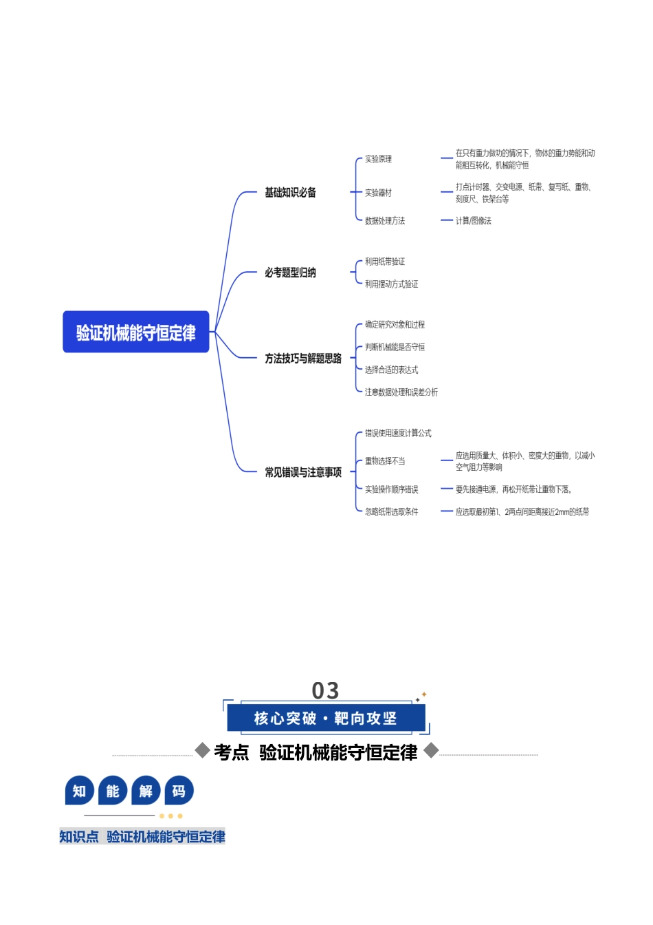 第25讲 实验：验证机械能守恒定律（复习讲义）（黑吉辽专用）（学生版）.docx_第3页