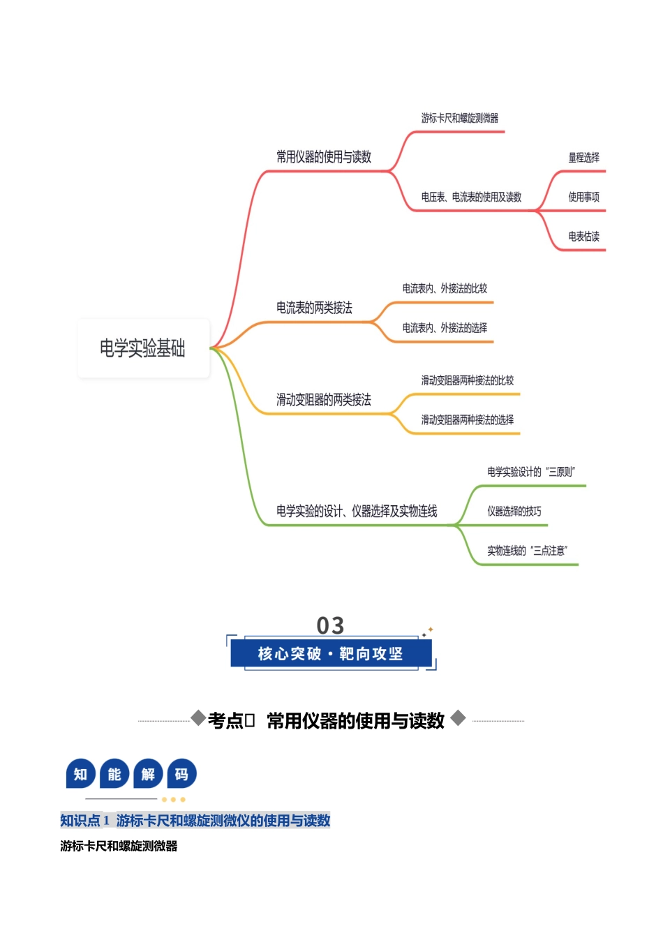 第34讲 电学实验基础(复习讲义)(四川专用)(教师版).docx_第3页