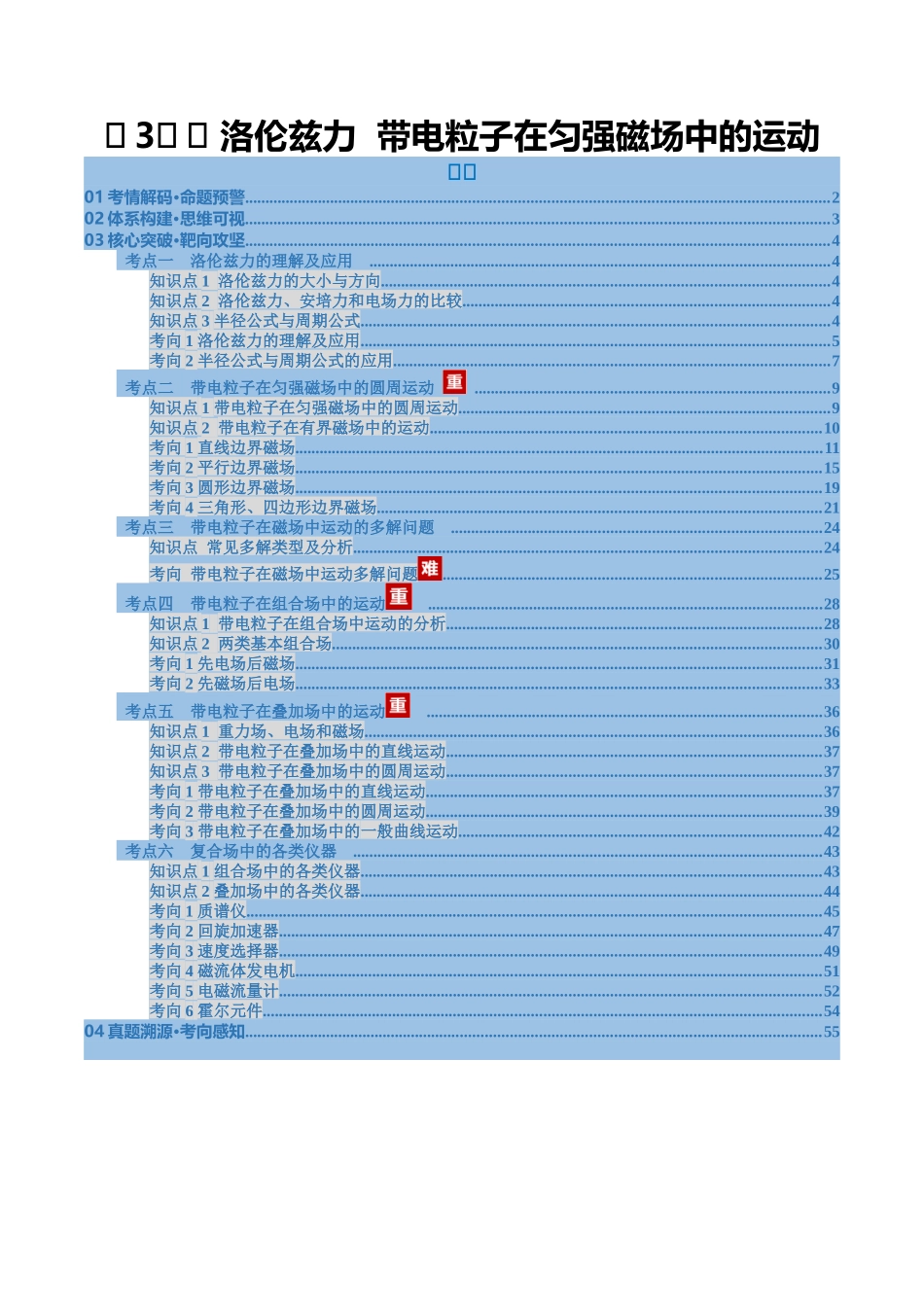 第38讲 洛伦兹力  带电粒子在匀强磁场中的运动（复习讲义）（福建专用）（教师版）.docx_第1页