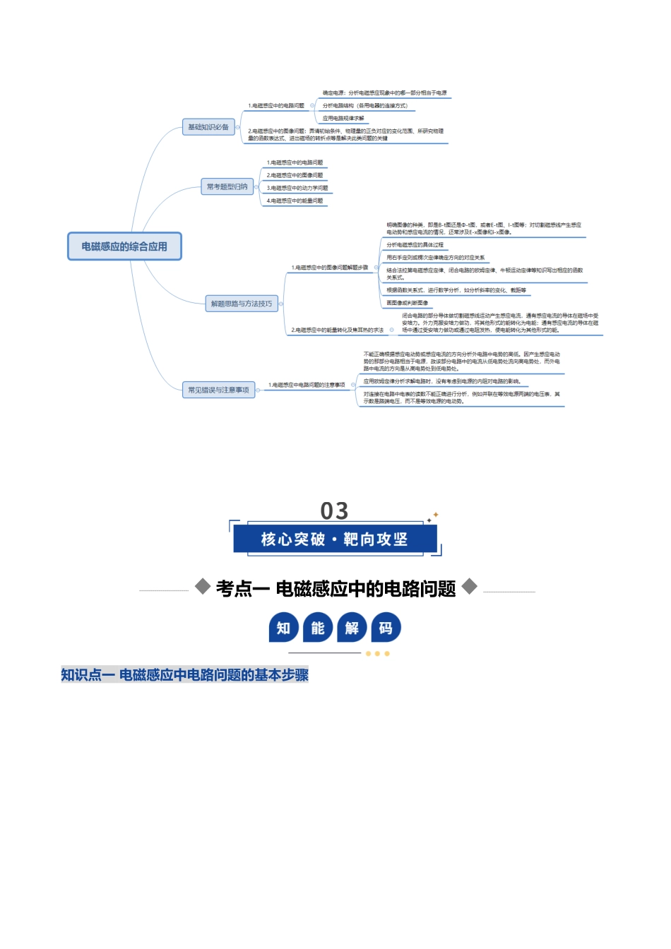 第43讲 电磁感应的综合应用（复习讲义）（安徽专用）（学生版）.docx_第3页