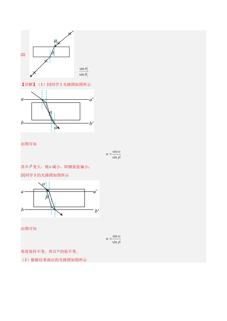 第58讲 光学实验（专项训练）（黑吉辽蒙专用）（教师版）.docx_第3页