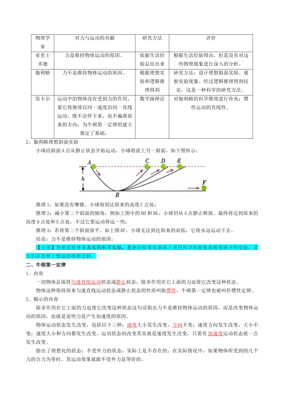 专题03 运动和力的关系(教师版).docx_第3页