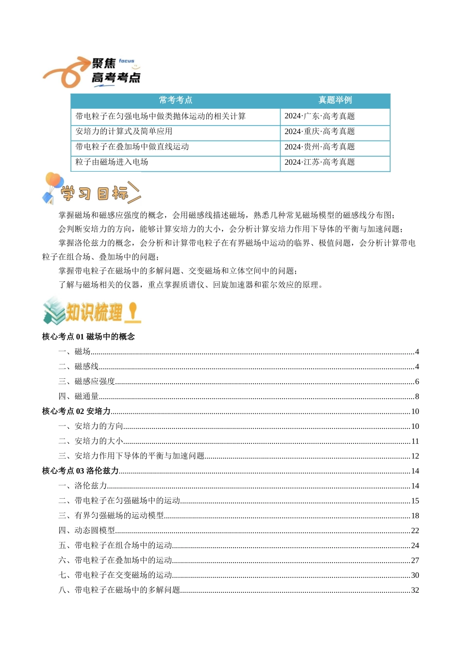 专题12 磁场(教师版).docx_第2页
