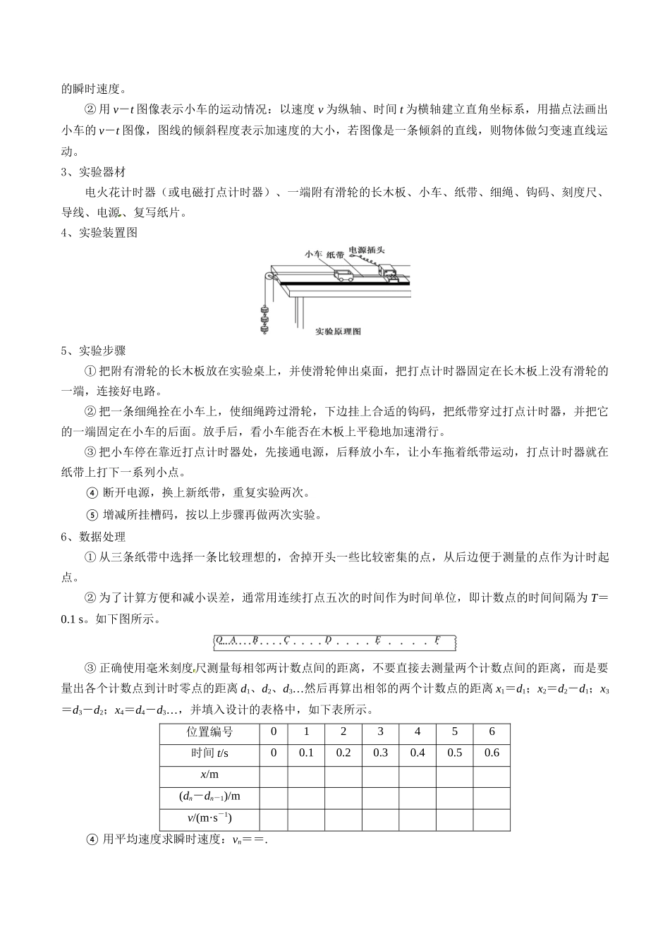 专题21  力学实验（教师版）.docx_第3页