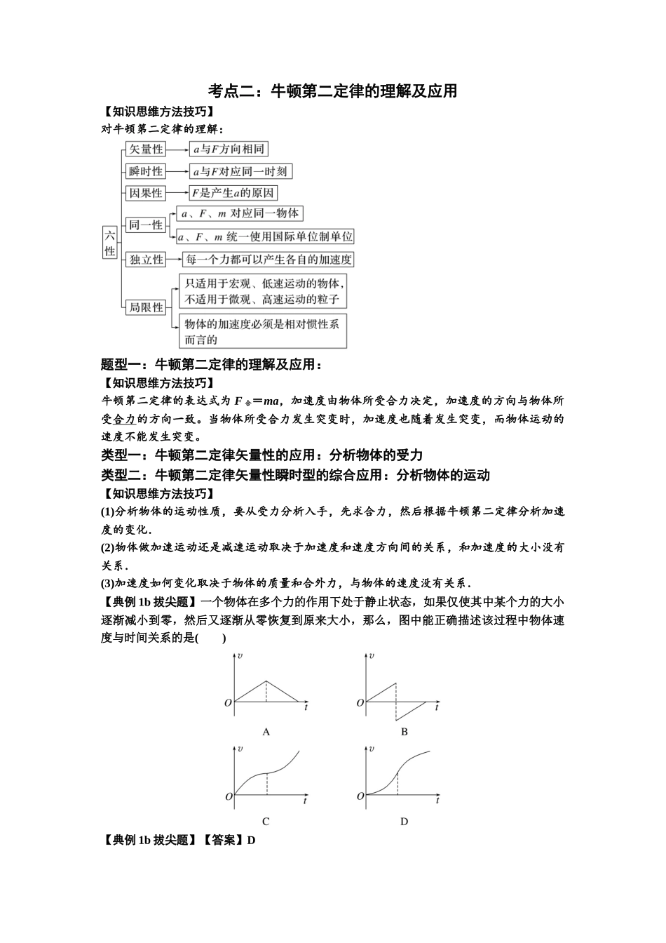 知识点11：牛顿三个运动定律的理解（拔尖解析版）.docx_第2页