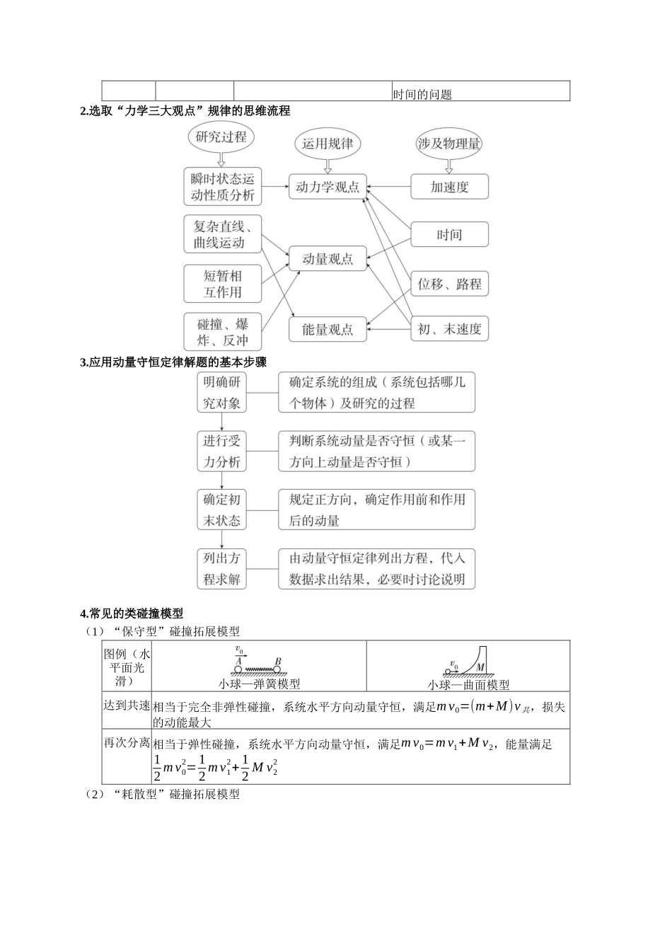 大题精练04 力学三大观点的综合应用问题（选考第17题）（学生版）.docx_第2页