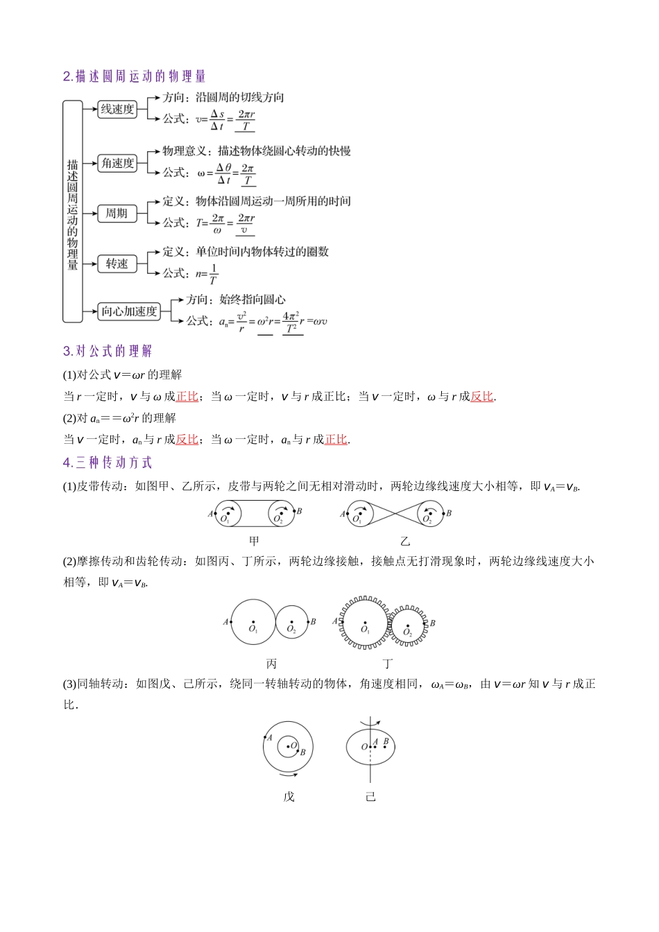第3讲 圆周运动(教师版).docx_第2页