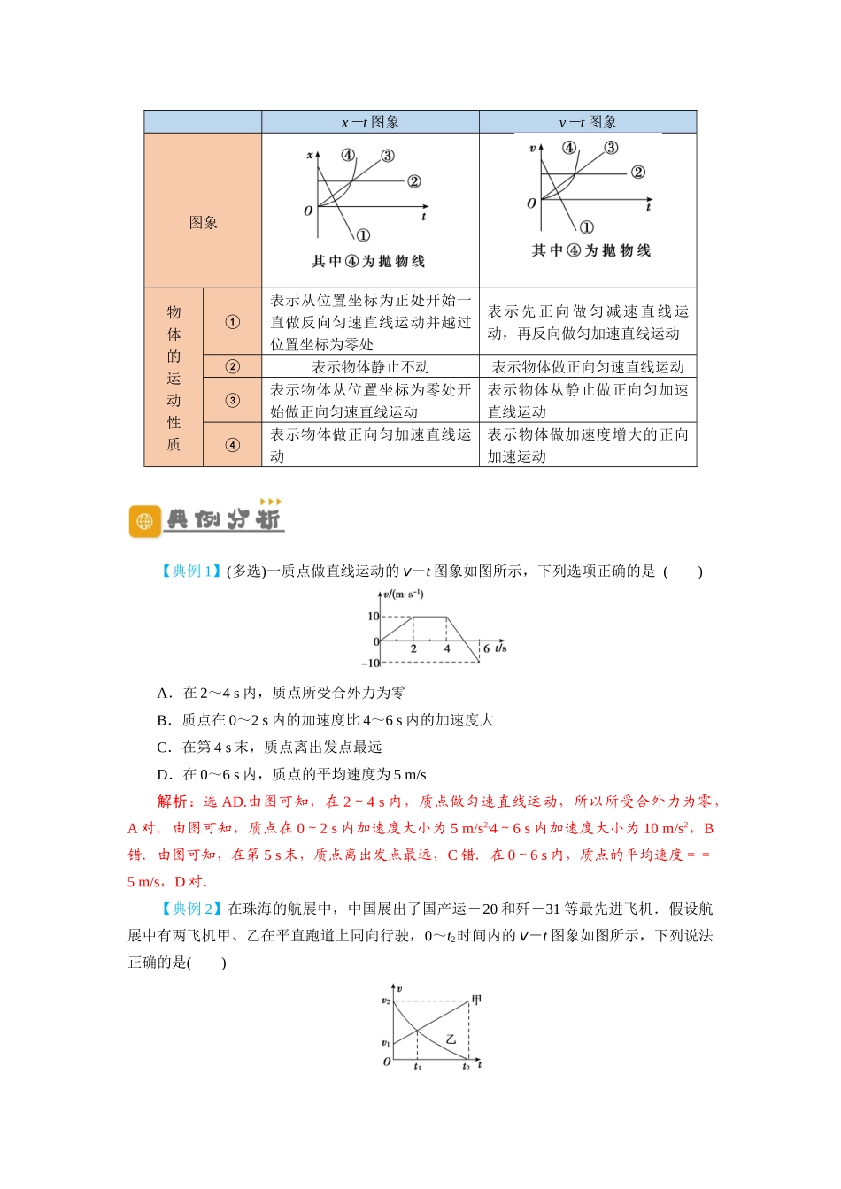 第3讲 运动图象　追及和相遇问题（解析版）.docx_第3页