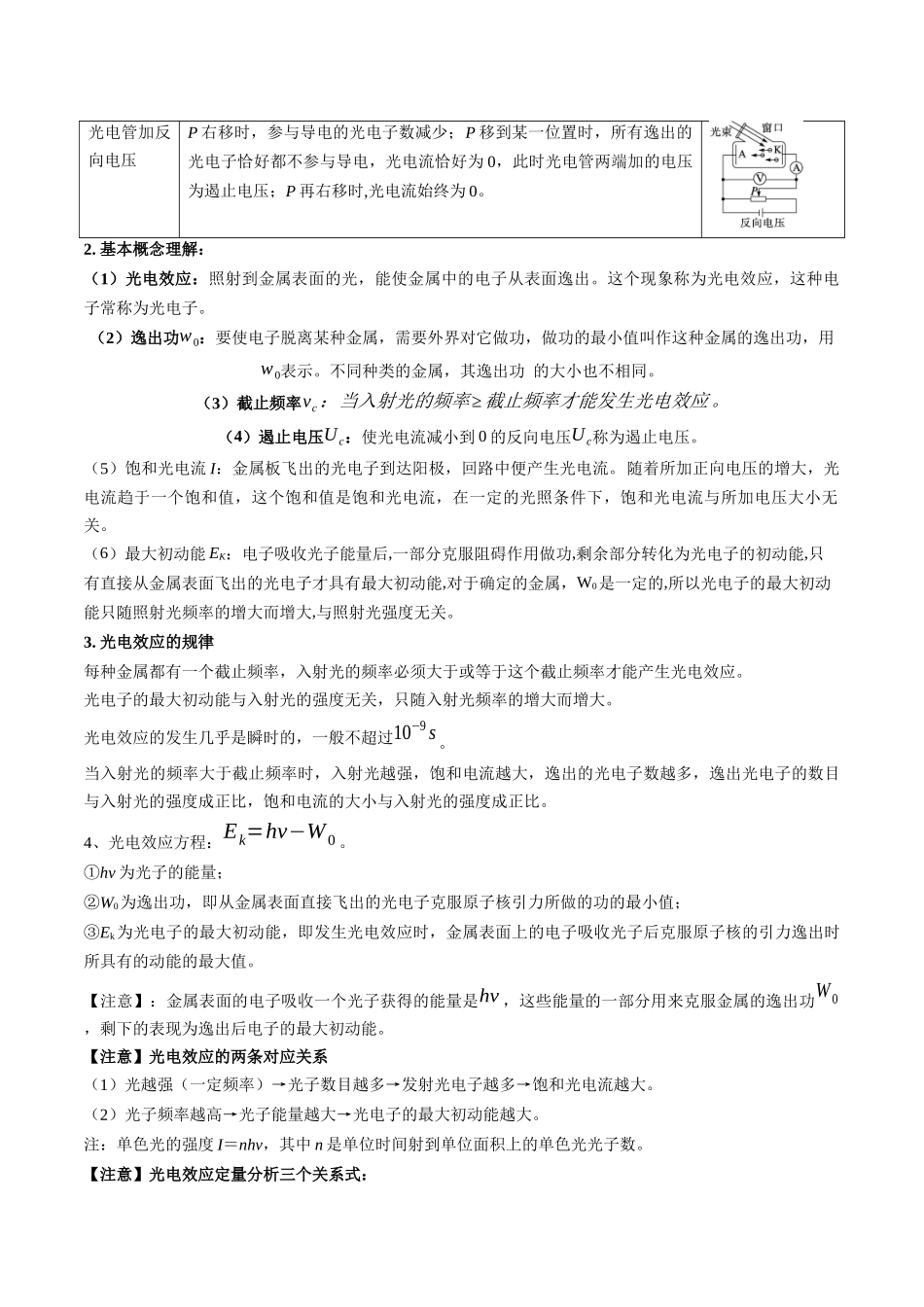重难19 近代物理(光电效应及其图像、氢原子能级跃迁、原子核衰变与和反应)(重难专练)(全国通用)(学生版).docx_第3页