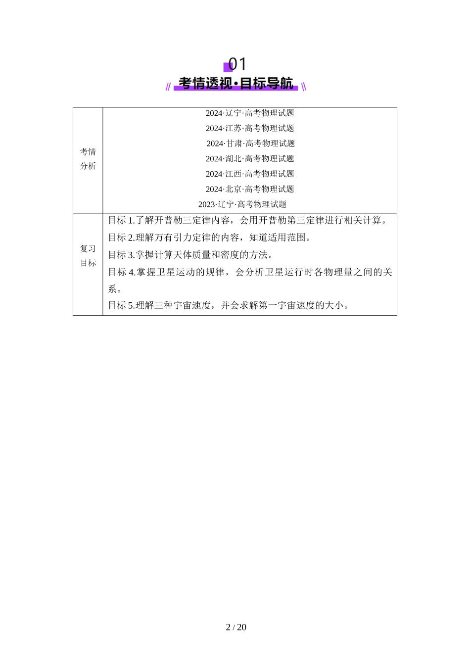 第17讲 万有引力定律及其应用（讲义）（教师版）.docx_第2页