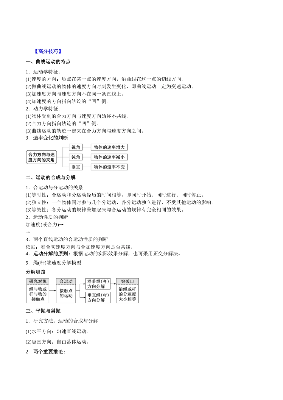 重难点03 运动的合成与分解、抛体运动(解析版).docx_第2页