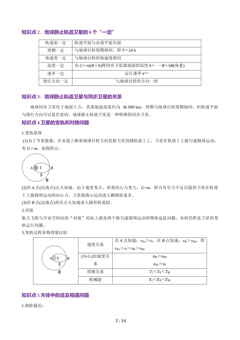 第18讲 天体运动中的三大模型(讲义)(学生版).docx_第3页