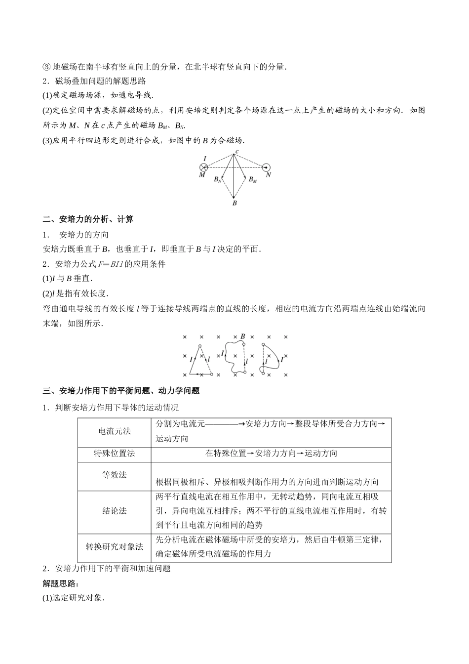 重难点10 磁场的性质（教师版）2025.docx_第2页