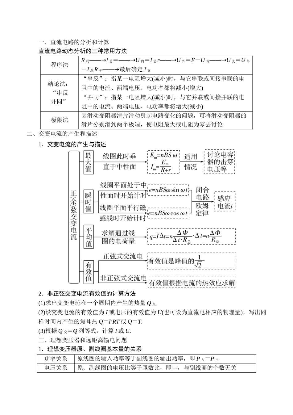 重难点11 直流电和交流电（原卷版）.docx_第2页