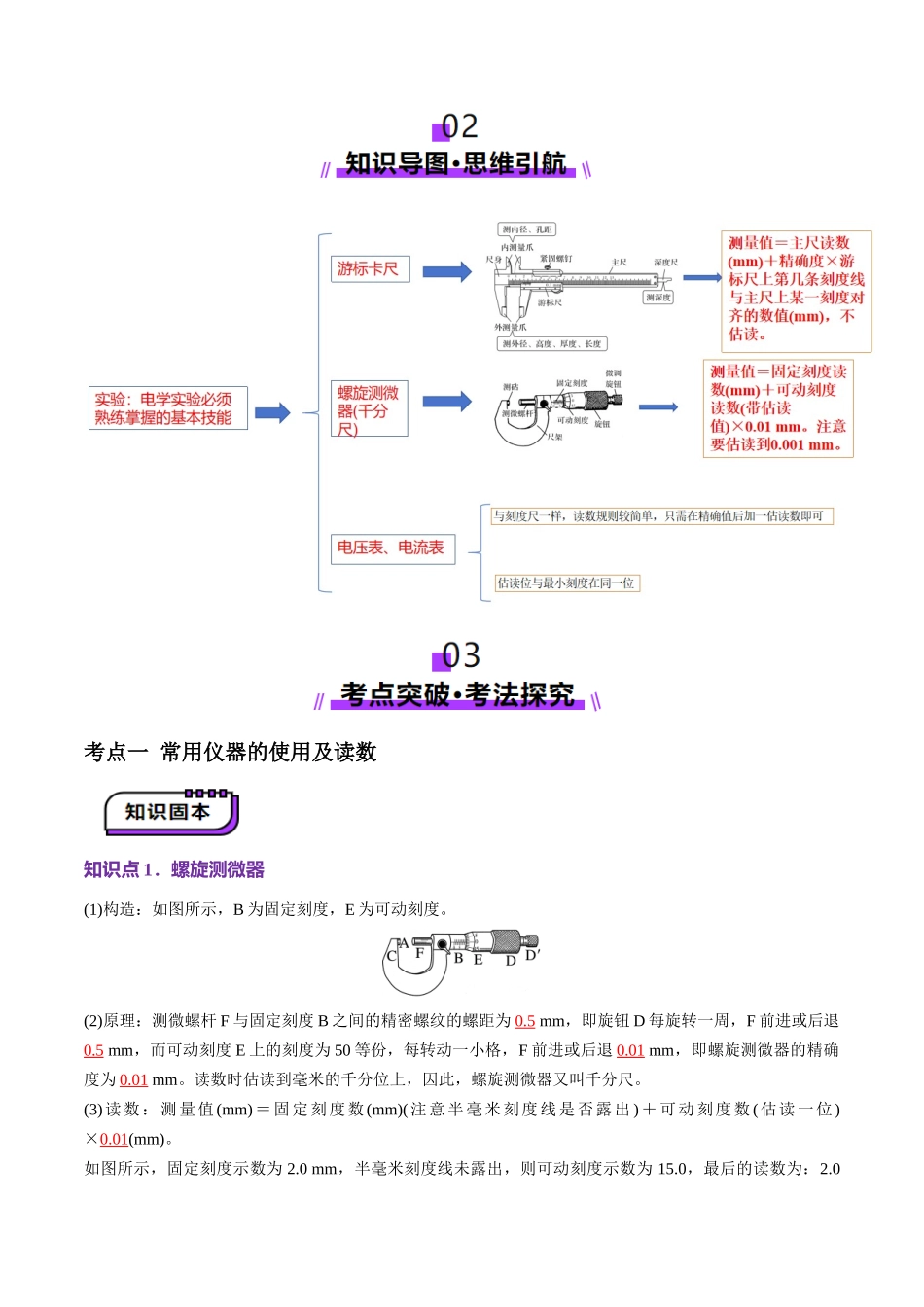 第41讲   电学实验必须熟练掌握的基本技能（讲义）（教师版）.docx_第2页