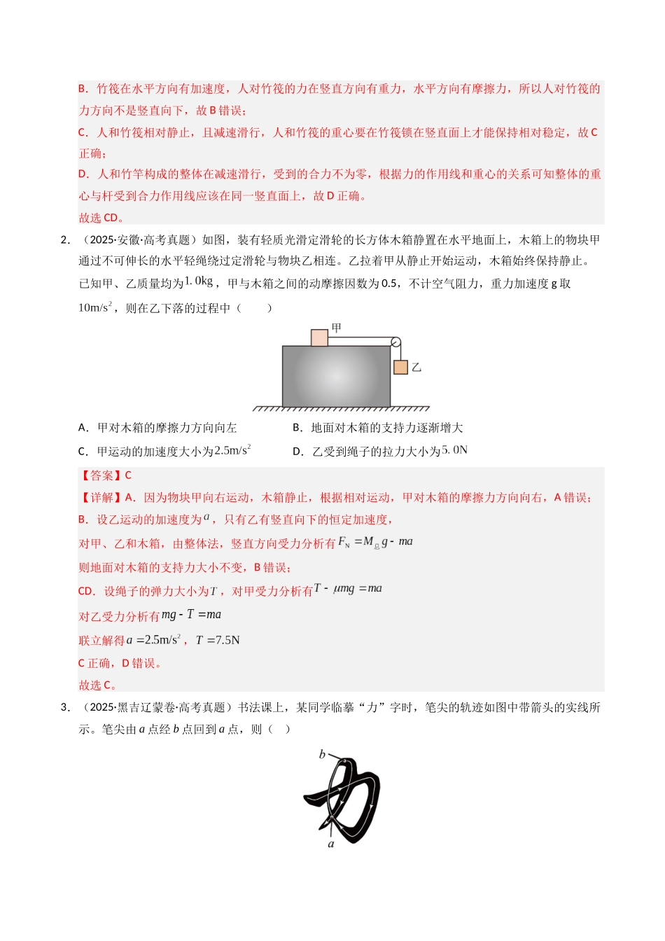 专题02 相互作用(全国通用)(教师版).docx_第2页
