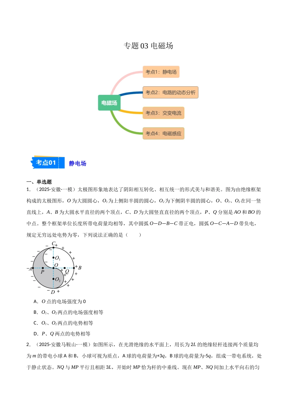 专题03 电磁场(4大考点)(学生版).docx_第1页