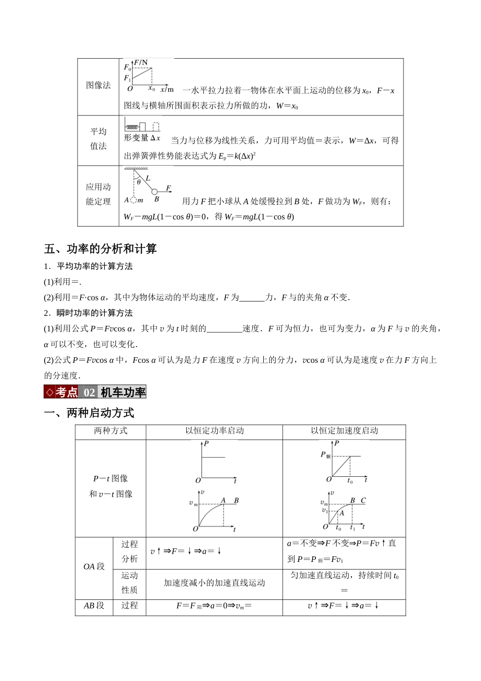 专题05 功和功率、动能定理(培优讲义)(全国通用)(学生版).docx_第3页