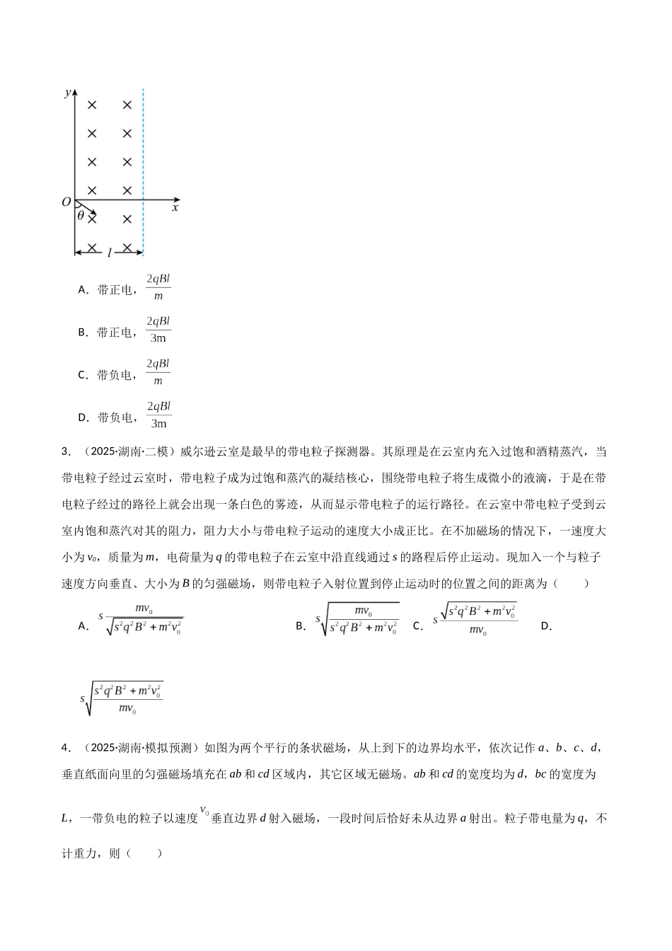 专题07 带电粒子在磁场中的运动（学生版）.docx_第2页
