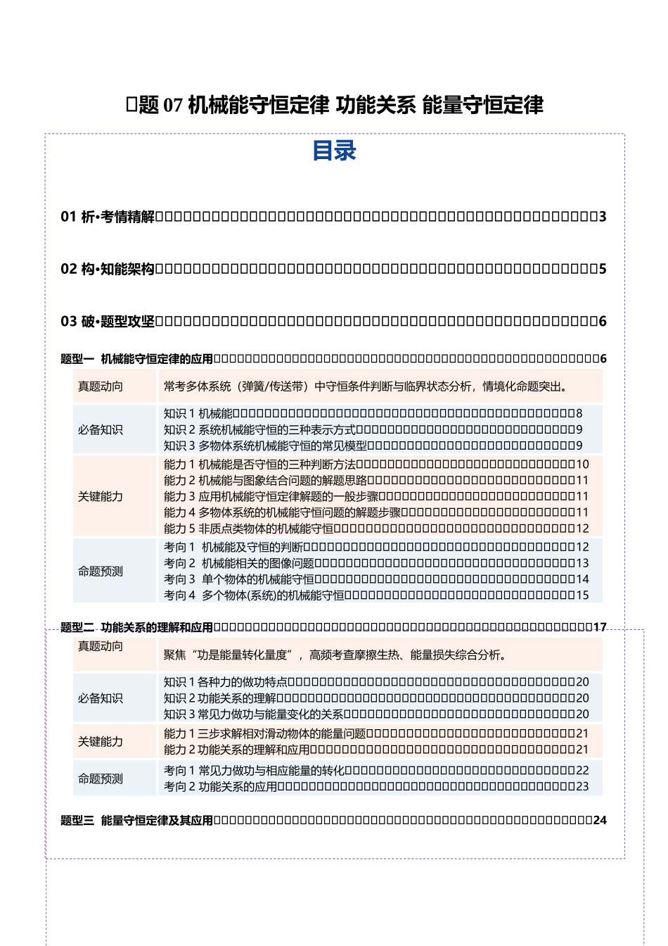 专题07 机械能守恒定律 功能关系 能量守恒定律(复习讲义)(全国通用)(教师版).docx_第1页