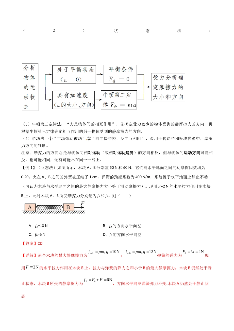 专题08 摩擦力（解析版）.docx_第2页