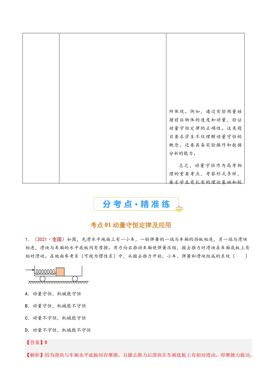 专题11 动量守恒定律（解析版）.docx_第3页
