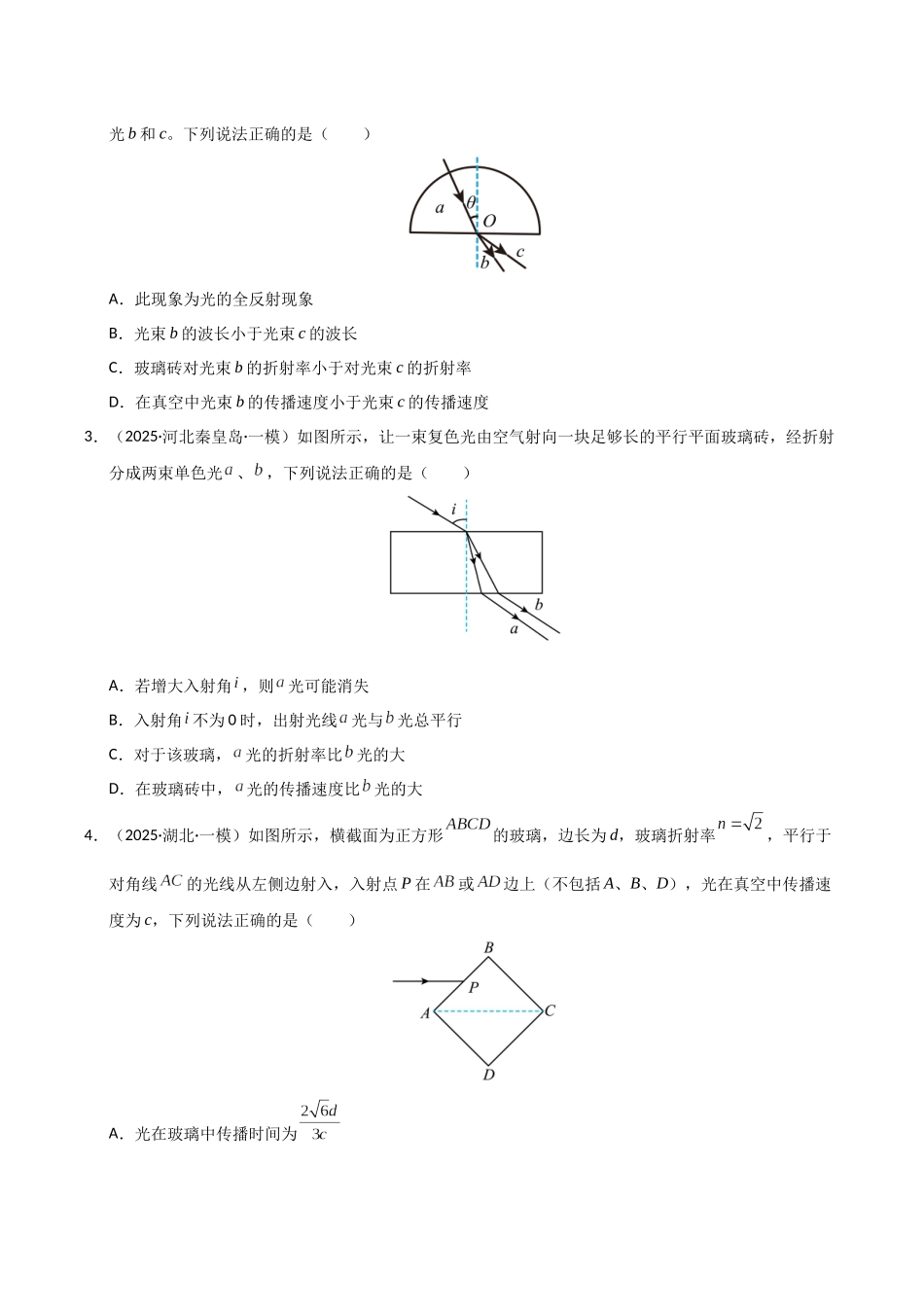 专题12 光学(新高考通用)(学生版).docx_第2页
