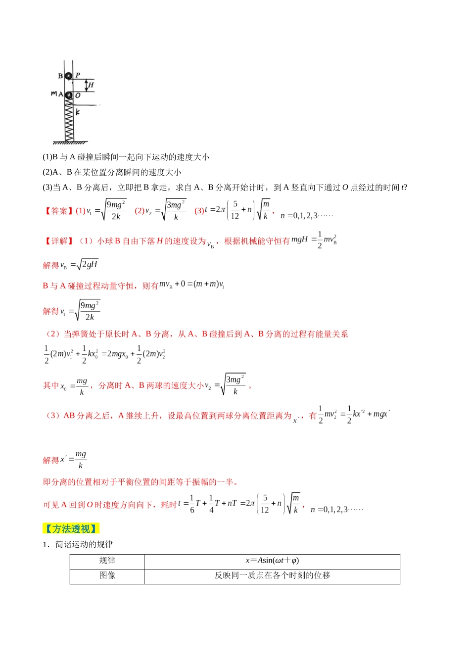 专题14 振动与波、光学计算题(3大题型)(题型专练)(全国通用)(教师版).docx_第2页