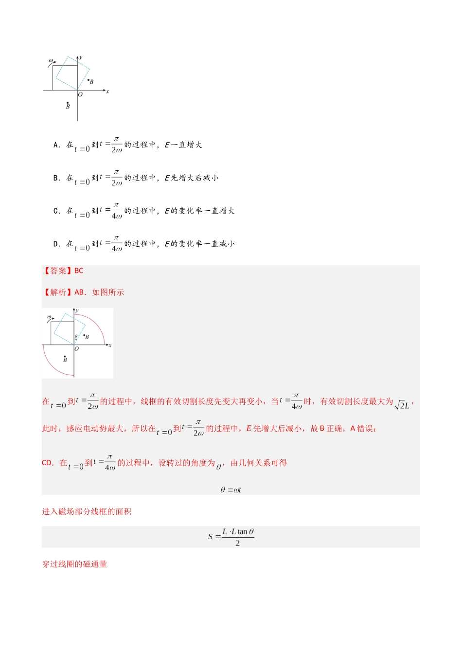 专题16  电磁感应（解析版）.docx_第3页