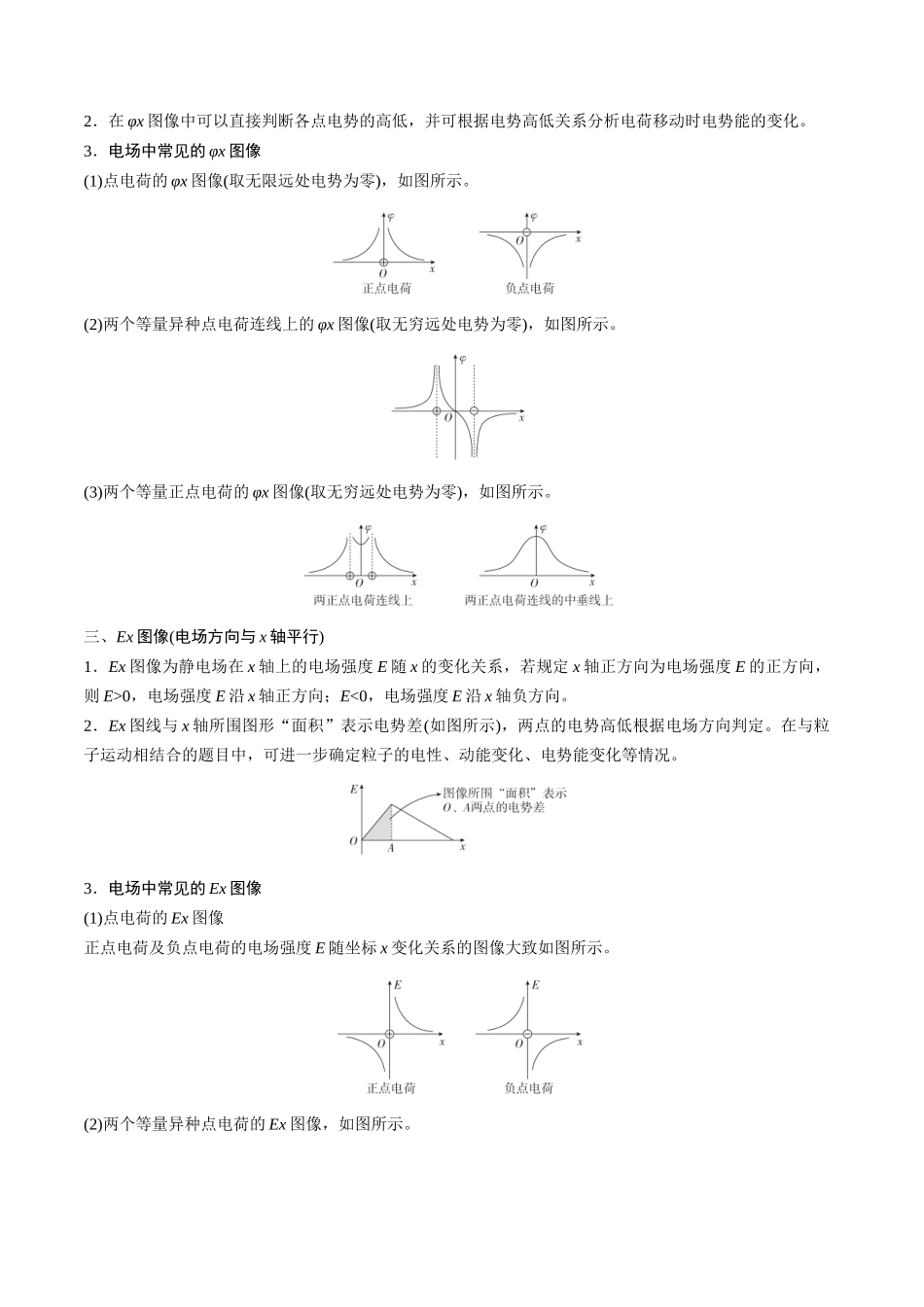 抢分秘籍09 电场中的功和能与图像问题（二大题型）（教师版）.docx_第2页