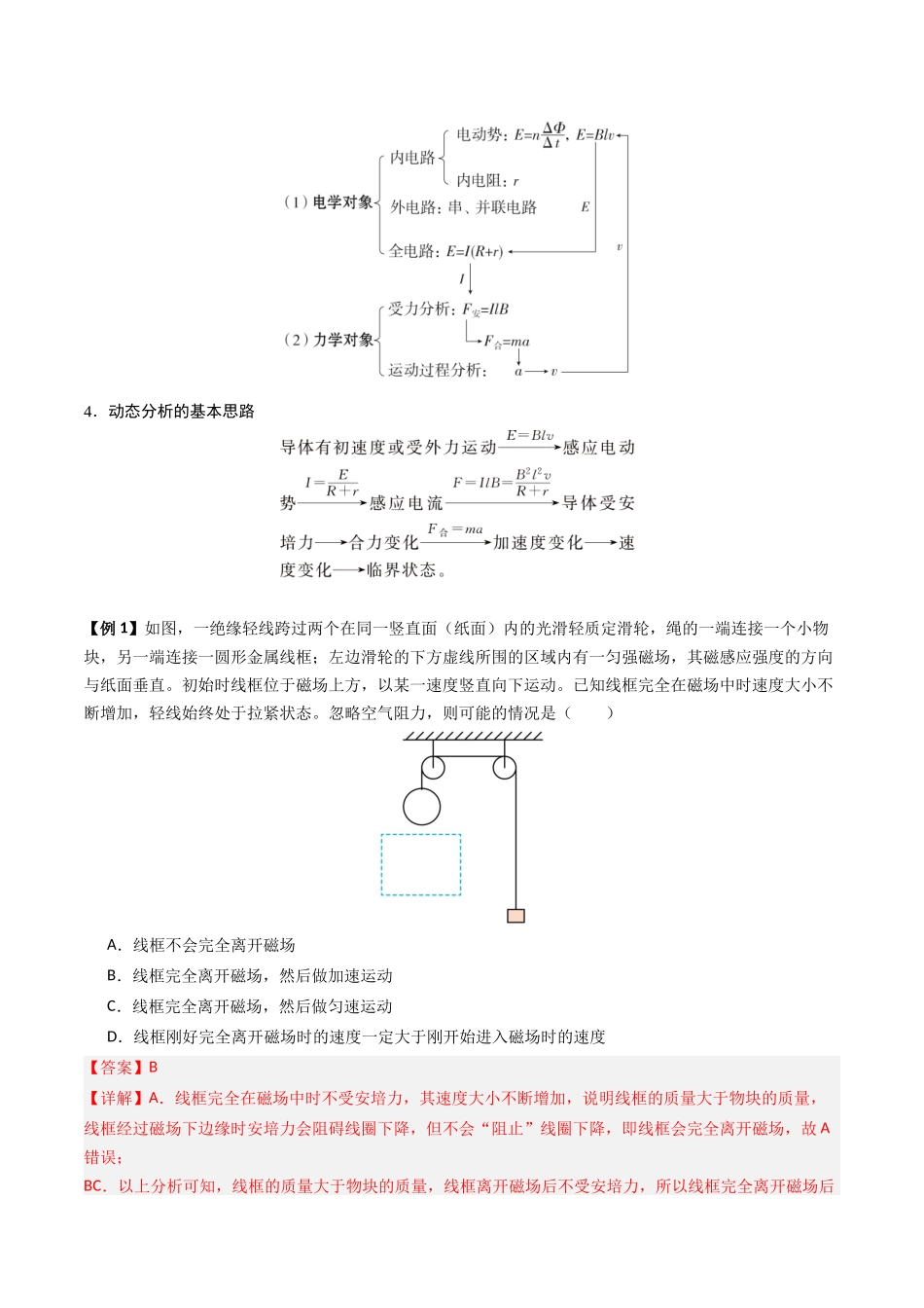 抢分秘籍13 电磁感应中的动力学、能量和动量问题（三大题型）（教师版）.docx_第2页